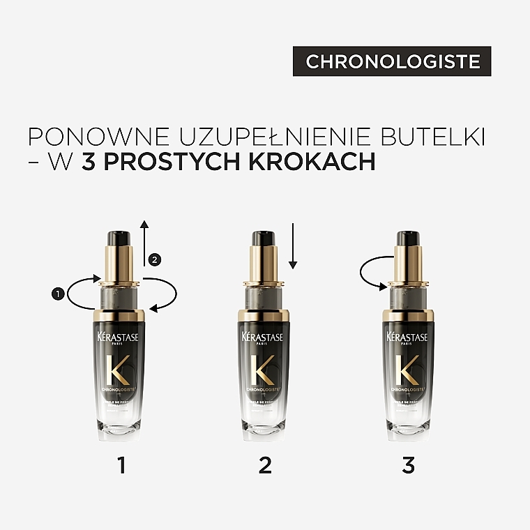 Olejek do włosów - Kerastase Chronologiste Fragrance-in-oil Refillable (jednostka zamienna) — Zdjęcie N5