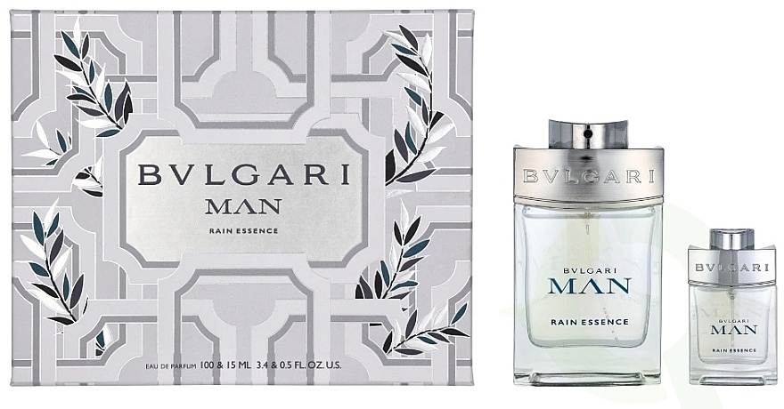 Bvlgari Man Rain Essence - Zestaw (edp/100ml + edp/15ml) — Zdjęcie N1