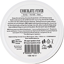 Organiczne masło do ciała Czekoladowa gorączka - Wooden Spoon Chocolate Fever Body Butter — Zdjęcie N2
