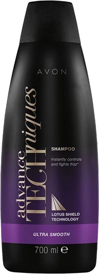 Wygładzający szampon do włosów przeciw ich puszeniu się - Avon Advanced Techniques Ultra Smooth Shampoo — Zdjęcie N2