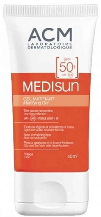 Żel matujący SPF50+ do twarzy - ACM Laboratoires Medisun Matifying Gel SPF50+ — Zdjęcie N1