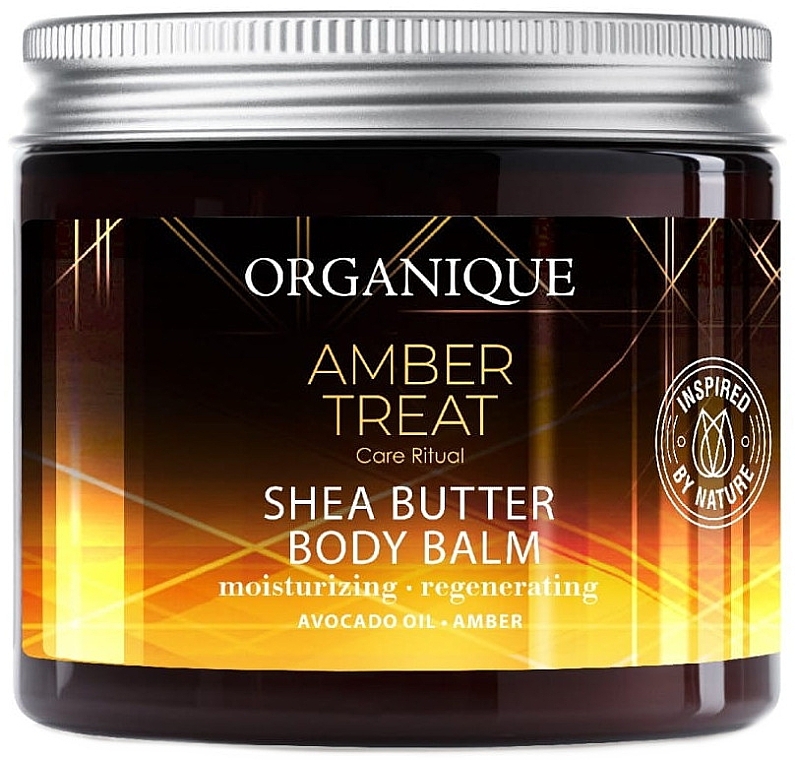 Balsam do ciała z masłem shea - Organique Amber Treat Shea Butter Body Balm — Zdjęcie N1