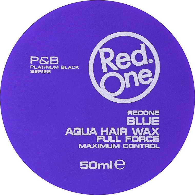 Aqua wosk do ultra mocnego utrwalenia włosów - RedOne Aqua Hair Wax Blue — Zdjęcie N1