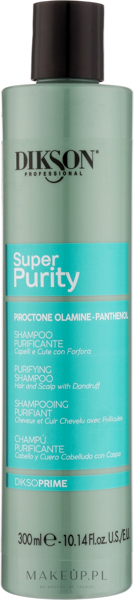 Przeciwłupieżowy szampon oczyszczający - Dikson Prime Super Purity Shampoo Intensive Purificante Antiforfora — Zdjęcie 300 ml