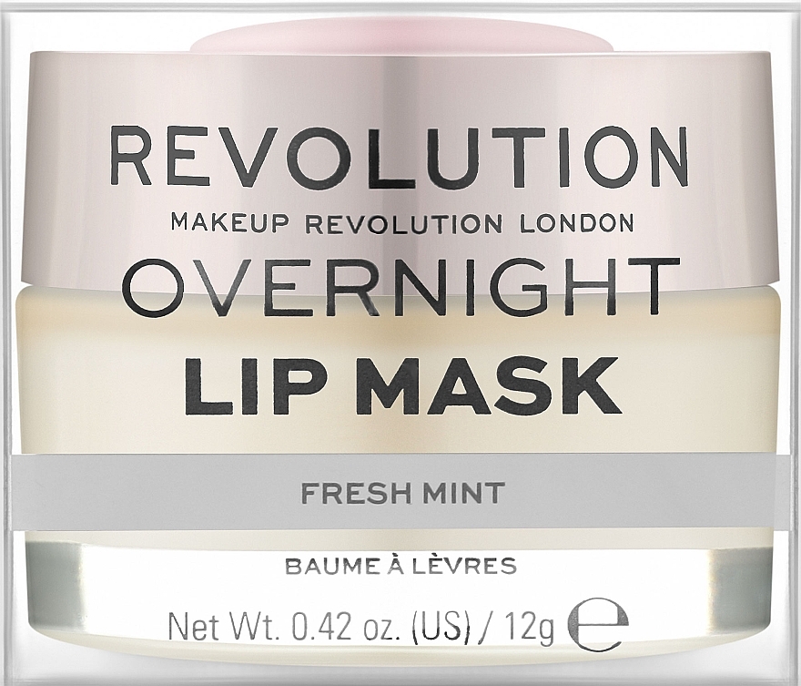 Balsam-maska do ust Świeża mięta - Makeup Revolution Kiss Lip Balm Fresh Mint