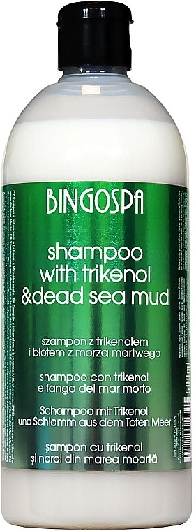 Szampon przeciwłupieżowy z błotem z Morza Martwego i trikenolem - BingoSpa Dead Sea Mud And Trikenol Shampoo