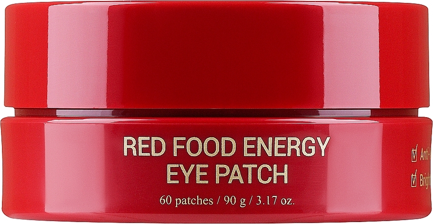 Energetyzujące płatki liftingujące pod oczy - Yadah Red Food Energy Eye Patch — Zdjęcie N1