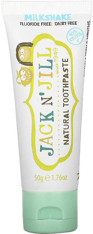 Naturalna pasta do zębów dla dzieci Koktajl mleczny - Jack N' Jill Milkshake Natural Toothpaste — Zdjęcie N1
