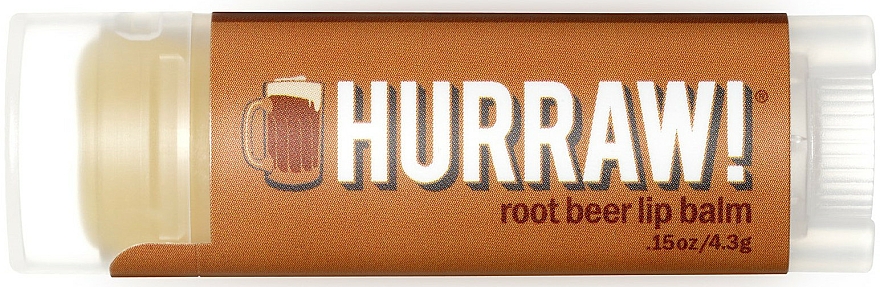 Naturalny balsam do ust Piwo korzenne - Hurraw! Root Beer Lip Balm — Zdjęcie N1