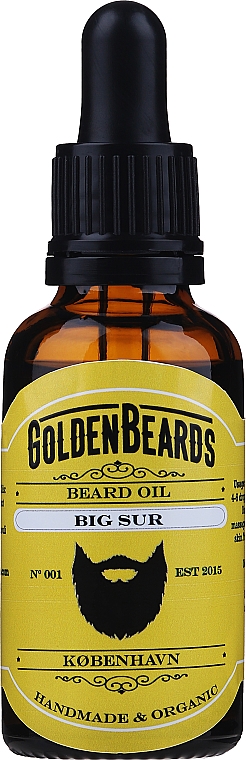 Olejek do brody Big sur - Golden Beards Beard Oil — Zdjęcie N1