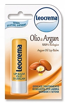 Balsam do ust z olejem arganowym - Leocrema Lip Stick With Argan Oil — Zdjęcie N2