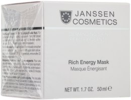 Kremowa energetyzująca maska do twarzy - Janssen Cosmetics Rich Energy Mask — Zdjęcie N1