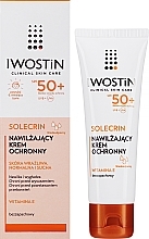 PRZECENA! Nawilżający krem ochronny SPF 50+ - Iwostin Solecrin Protective Cream SPF 50+ * — Zdjęcie N2