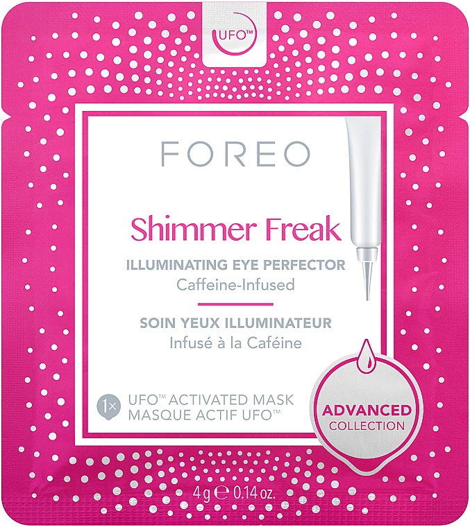 Rozświetlająca maseczka pod oczy - Foreo Ufo Shimmer Freak Mask — Zdjęcie N2