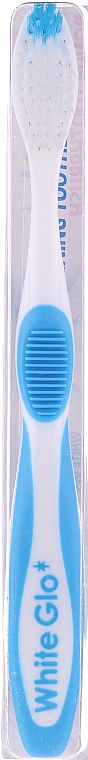 Zestaw: wybielająca pasta do zębów dla miłośników kawy i herbaty + biało-niebieska szczoteczka - White Glo Coffee & Tea Drinkers Formula Whitening Toothpast (t/paste 100 ml + toothbrush) — Zdjęcie N2