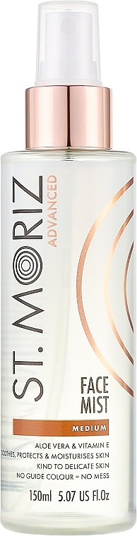 Mgiełka samoopalająca do twarzy - St.Moriz Advanced Gradual Self Tanning Face Mist Medium — Zdjęcie N1