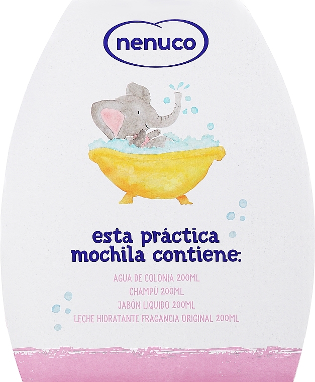 Nenuco Agua De Colonia - Zestaw (odc 200 ml + soap 200 ml + shampoo 200 ml + b/milk 200 ml + bag) — Zdjęcie N1