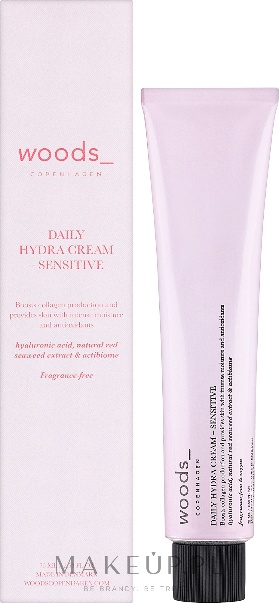 Krem na dzień do skóry wrażliwej - Woods Copenhagen Daily Hydra Cream Sensitive  — Zdjęcie 75 ml