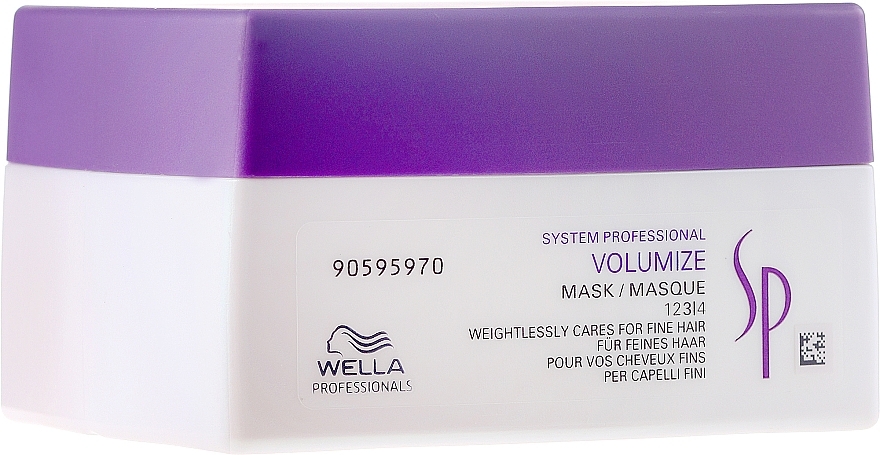 WYPRZEDAŻ Maska do włosów dodająca objętości - Wella SP Volumize Mask * — Zdjęcie N1