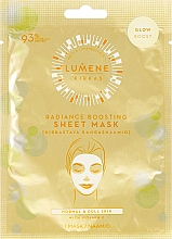 Rozświetlająca maska na tkaninie do twarzy - Lumene Kirkas Radiance Boosting Sheet Mask — Zdjęcie N1