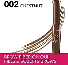 Tusz do brwi - Bourjois Oh Oui! Brow Fiber Mascara — Zdjęcie N3