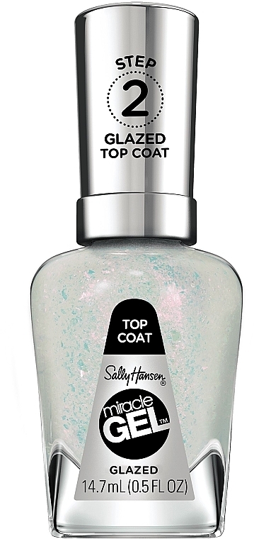 Błyszczący top coat Glazed - Sally Hansen Miracle Gel Top Coat — Zdjęcie N1