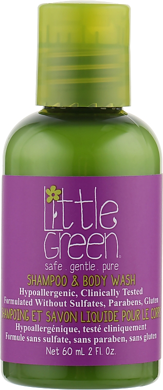 Szampon i żel dla dzieci do włosów i ciała - Little Green Kids Shampoo & Body Wash — Zdjęcie N1