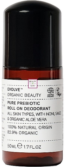 Dezodorant Pure Prebiotic - Evolve Beauty Roll On Deodorant — Zdjęcie N1