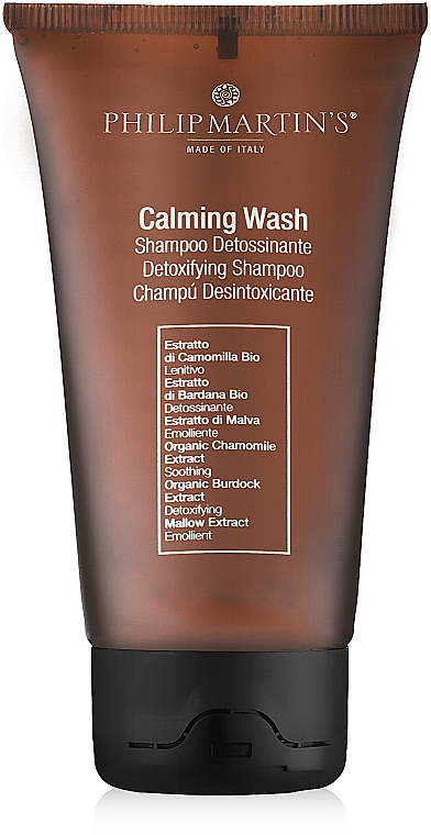 Łagodzący szampon do włosów - Philip Martin's Calming Wash (mini) — Zdjęcie N1