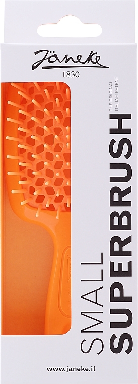 Szczotka do włosów, pomarańczowa - Janeke Superbrush Small — Zdjęcie N1