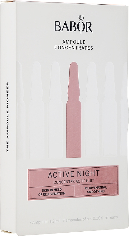 Ampułki do twarzy na noc - Babor Ampoule Concentrates Active Night — Zdjęcie N1