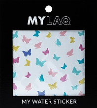 Kup Naklejki na paznokcie, kolorowe motyle - MylaQ