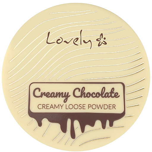Czekoladowy matowy puder brązujący do twarzy i ciała - Lovely Creamy Chocolate Loose Powder — Zdjęcie N1