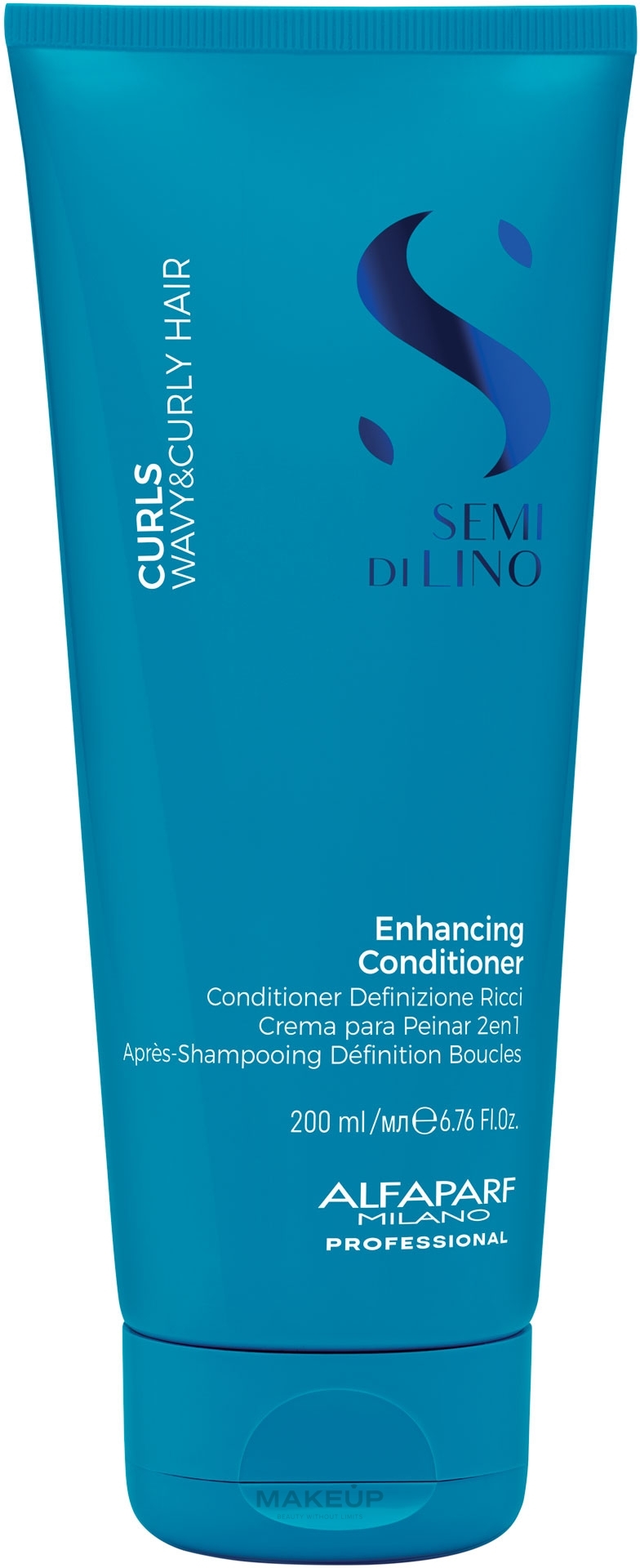 Odżywka do włosów kręconych - Alfaparf Semi Di Lino Curls Enhancing Conditioner — Zdjęcie 200 ml