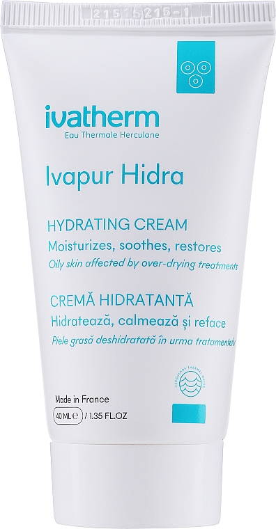 Nawilżający krem do cery tłustej - Ivatherm Ivapur Hidra Cream — Zdjęcie N1