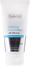 Kojąca maseczka do twarzy z glinka białą - Bielenda Professional Face Program Soothing Face Mask With White Clay — Zdjęcie N1