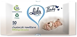 Kup Biodegradowalne chusteczki dla niemowląt, 50 sztuk - LULA Baby Wipes Biodegradable