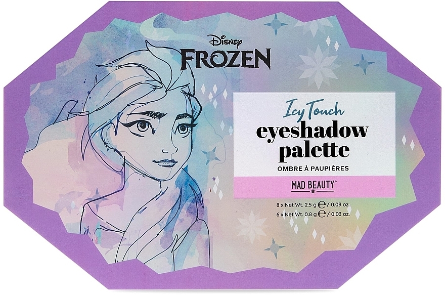 Paleta cieni do powiek - Mad Beauty Disney Frozen Icy Touch Eyeshadow Palette — Zdjęcie N1
