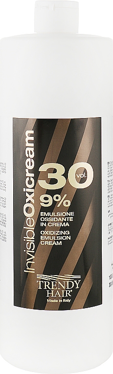 Utleniacz kremowy 9% - Trendy Hair Invisible Oxicream 9% (30V) — Zdjęcie N1