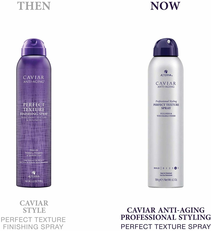 Spray teksturyzujący dodający włosom objętości - Alterna Caviar Anti-Aging Perfect Texture Finishing Spray — Zdjęcie N2