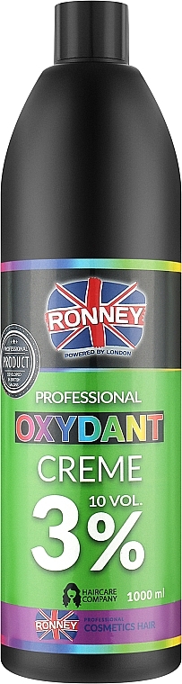 Emulsja utleniająca w kremie do rozjaśniania i farbowania włosów 3% 10 Vol. - Ronney Professional Oxidant Creme  — Zdjęcie N2
