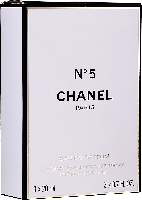 Chanel N°5 Purse Spray Refills - Woda perfumowana (edp/3x20ml) — Zdjęcie N1