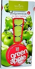 Podgrzewacze zapachowe tealight Zielone jabłko, 18 szt. - Admit Tea Light Essences Of Life Candles Green Apple — Zdjęcie N1
