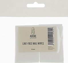 Kup Niestrzępiące się chusteczki do manicure, 60 szt. - Adore Professional Lint Free Wipes