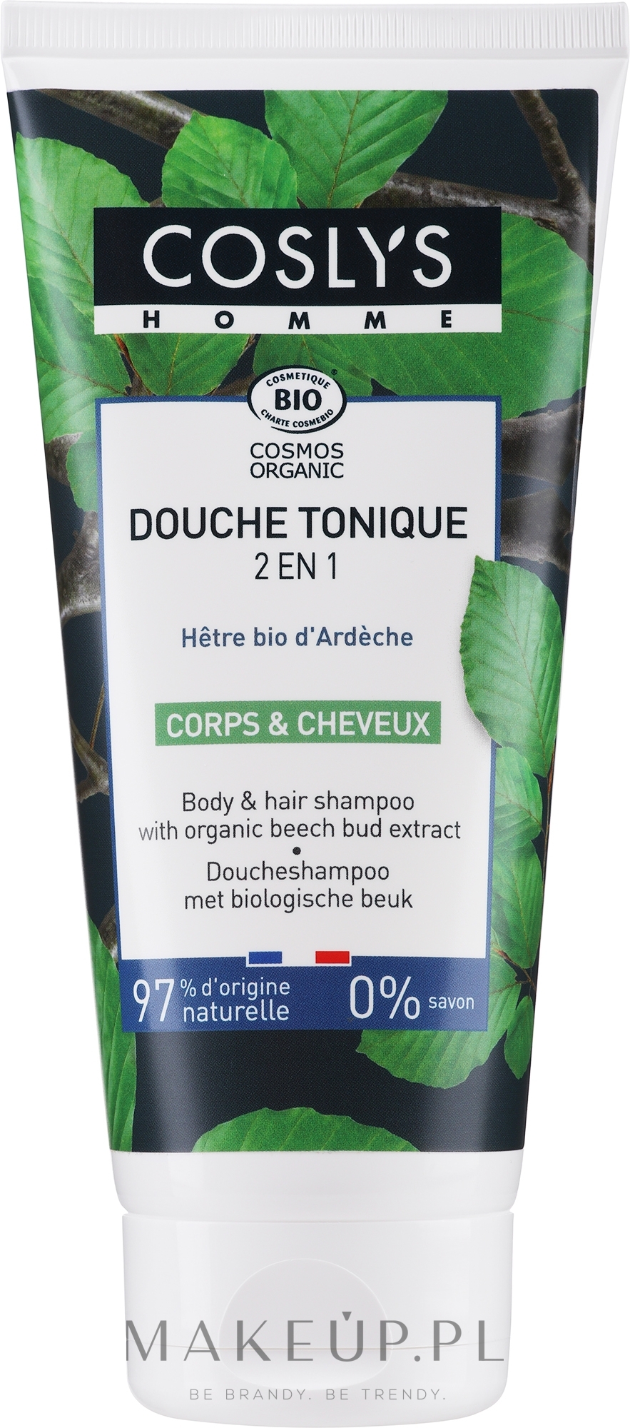 Szampon do włosów i ciała z organicznym wyciągiem z pączków buka - Coslys Shampoo for Hair and Body with Organic Beech bud Extract — Zdjęcie 200 ml