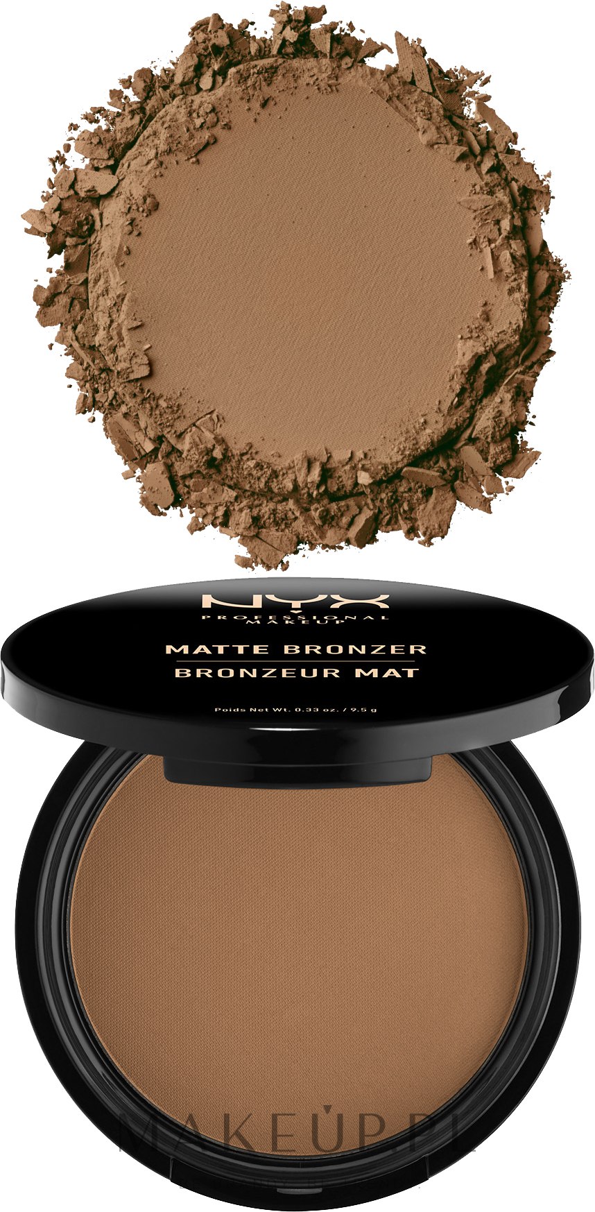 Matujący puder brązujący - NYX Professional Makeup Matte Bronzer — Zdjęcie 05 - Deep Tan