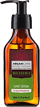 Serum do suchych i zniszczonych włosów z olejem makadamia - Arganicare Macadamia Hair Serum for Dry & Damaged Hair — Zdjęcie N2