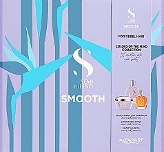 Kup Zestaw - Alfaparf Semi di Lino Smooth Color of The Mind Collection (shm 250 ml + h/mask 200 ml + h/oil 100 ml)