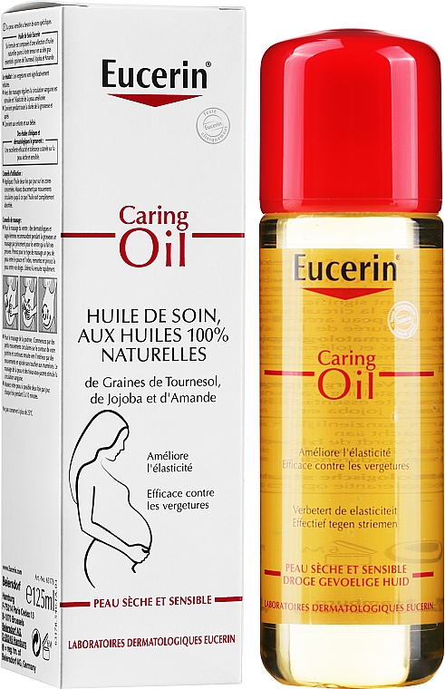 Naturalny olejek pielęgnacyjny przeciw rozstępom - Eucerin Caring Oil — Zdjęcie N2