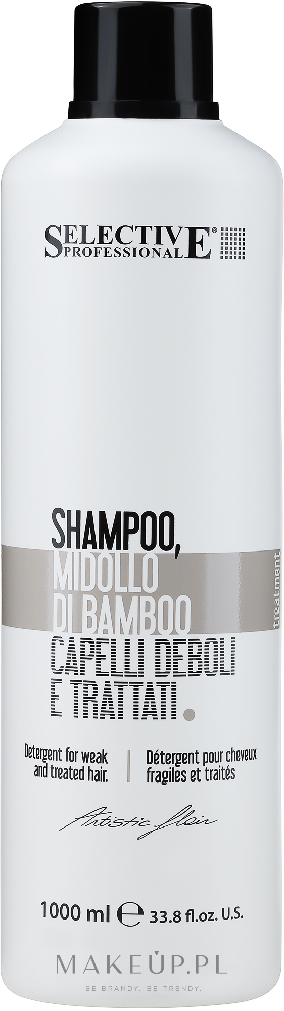 Regenerujący szampon do włosów zniszczonych - Selective Professional Midollo Shampoo — Zdjęcie 1000 ml